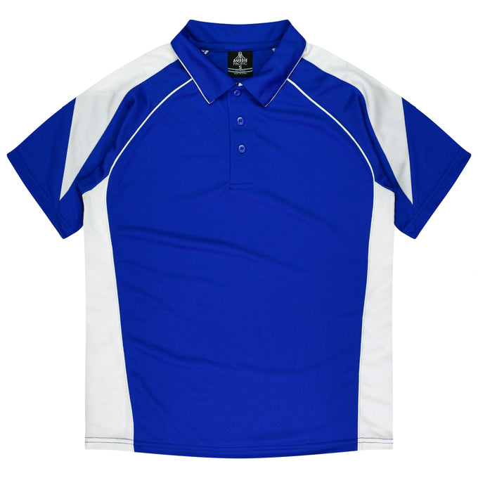 YOKINE STAFF POLO - 2301/1301 - PREMIER POLO - ROYAL/WHITE