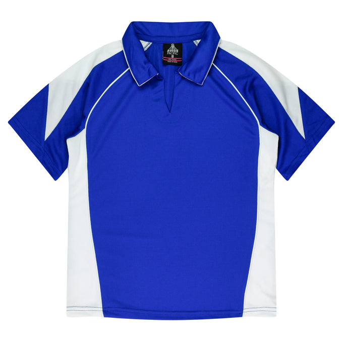 YOKINE STAFF POLO - 2301/1301 - PREMIER POLO - ROYAL/WHITE