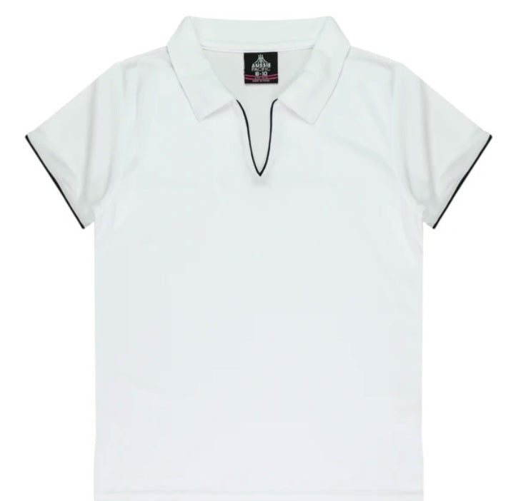 ROTTNEST FAST FERRIES (WHALE) - 2302 - YARRA LADY POLOS - WHITE/NAVY