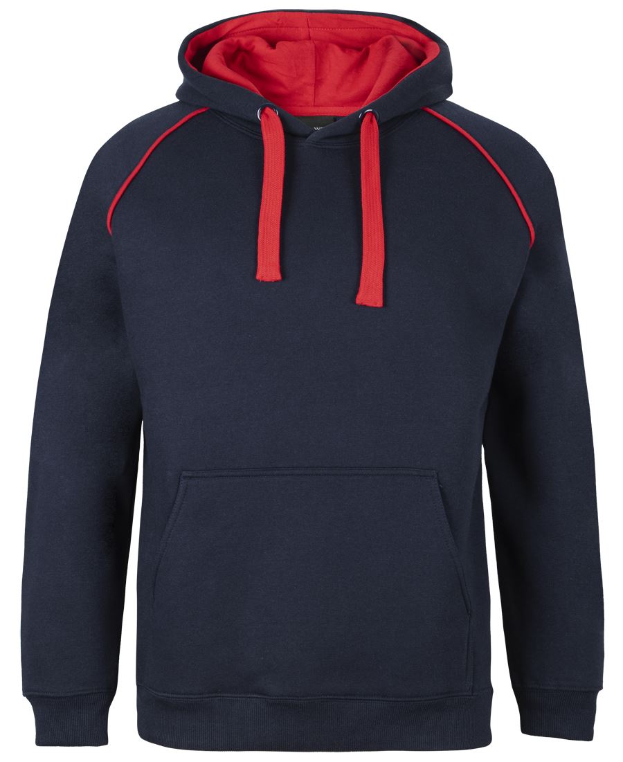 CONTRAST FLEECY HOODIE - 3CFH