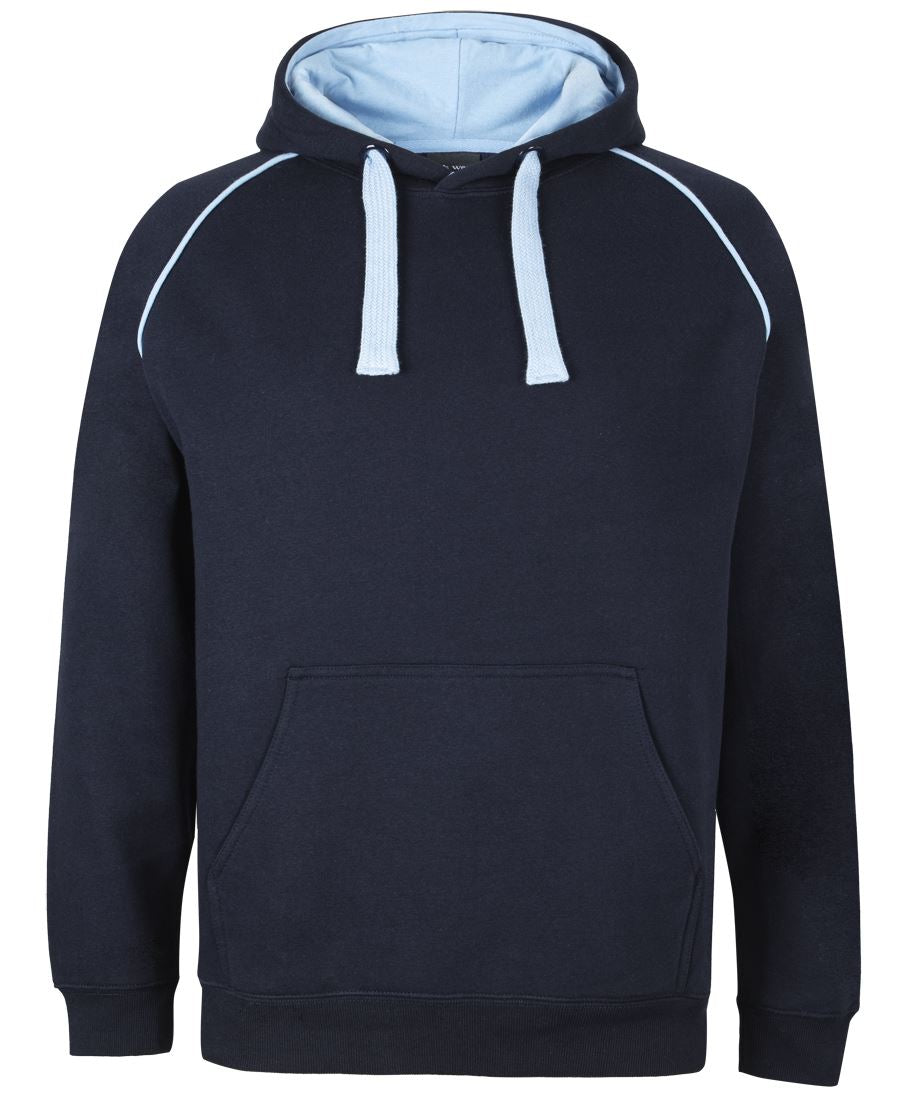 CONTRAST FLEECY HOODIE - 3CFH