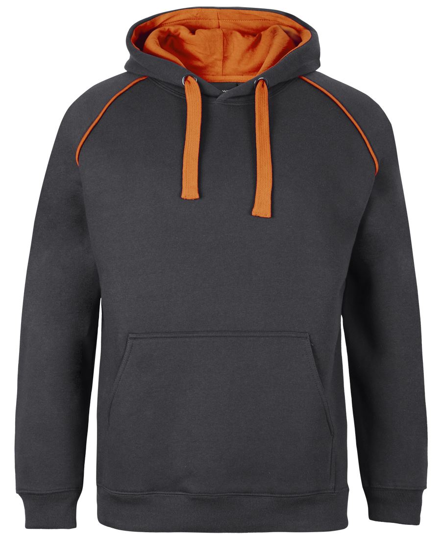 CONTRAST FLEECY HOODIE - 3CFH