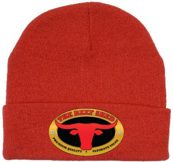 BEEF SHED | 4243 - BEANIE - RED