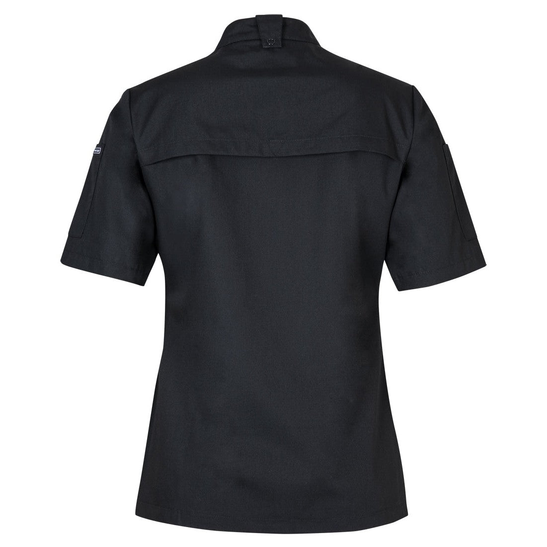 KARALEE - 5CJS1 - LADIES SNAP BUTTON CHEF JACKET - BLACK