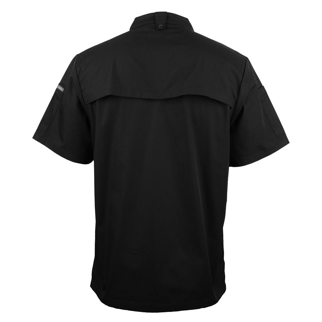 KARALEE - 5CJS - MENS SNAP BUTTON CHEF JACKET - BLACK