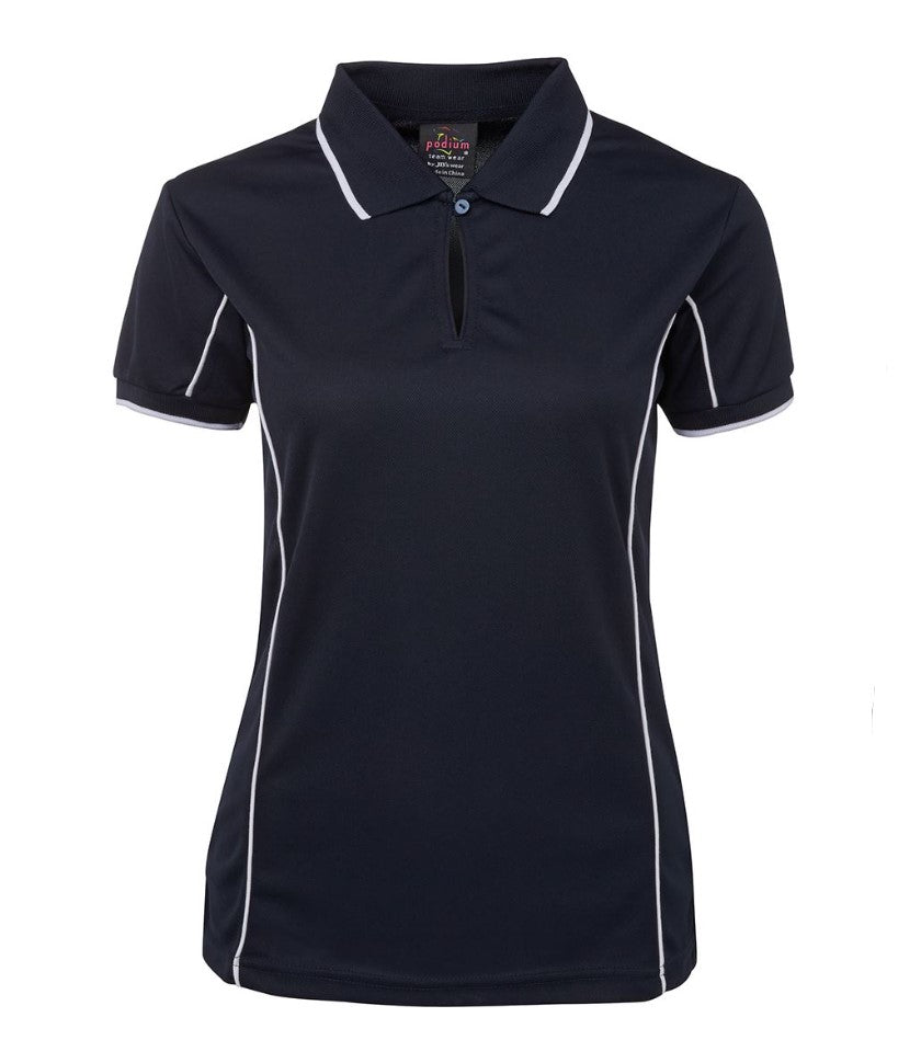 CARINE P.E - STAFF POLO - 7LPI/PIP - NAVY/WHITE