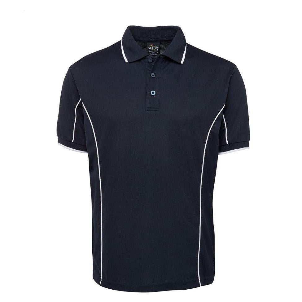CARINE P.E - STAFF POLO - 7LPI/PIP - NAVY/WHITE