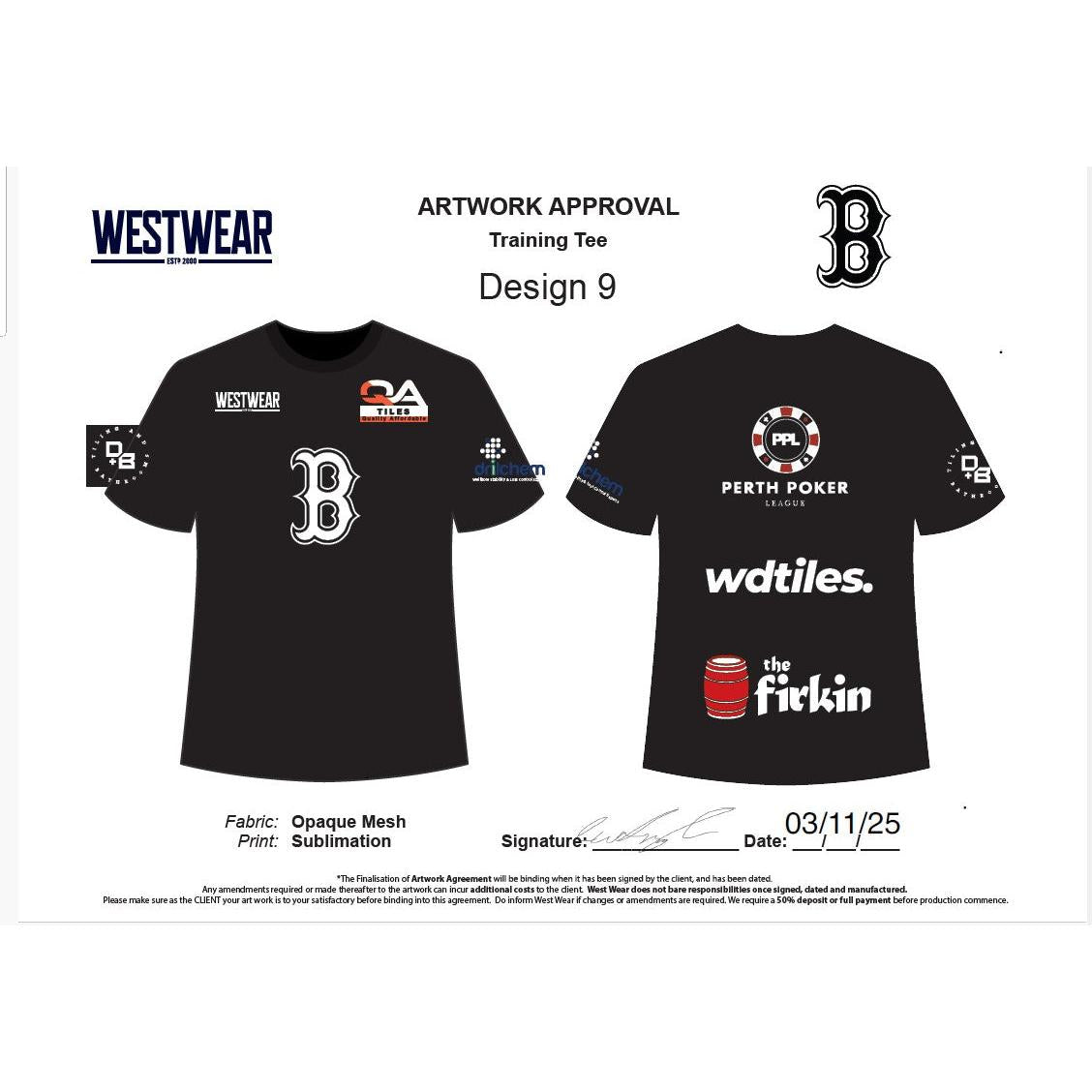 BALGA BANDITS - TRAINING TEE_D9