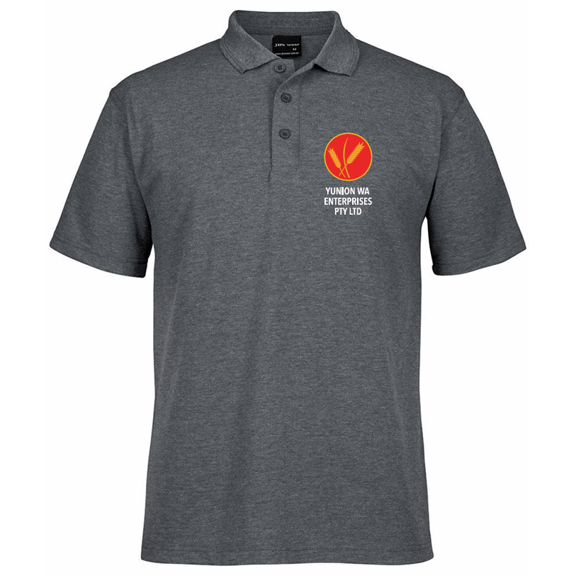 YUNION WA ENTERPRISES - PS81 POLO - CHARCOAL