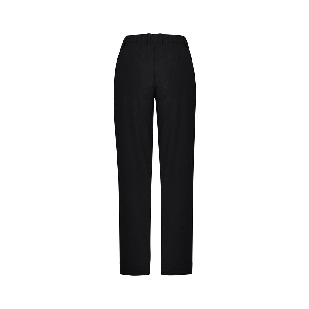 QA BATH - CL955LL - LADIES COMFORT WAIST STRAIGHT LEG PANTS - BLACK