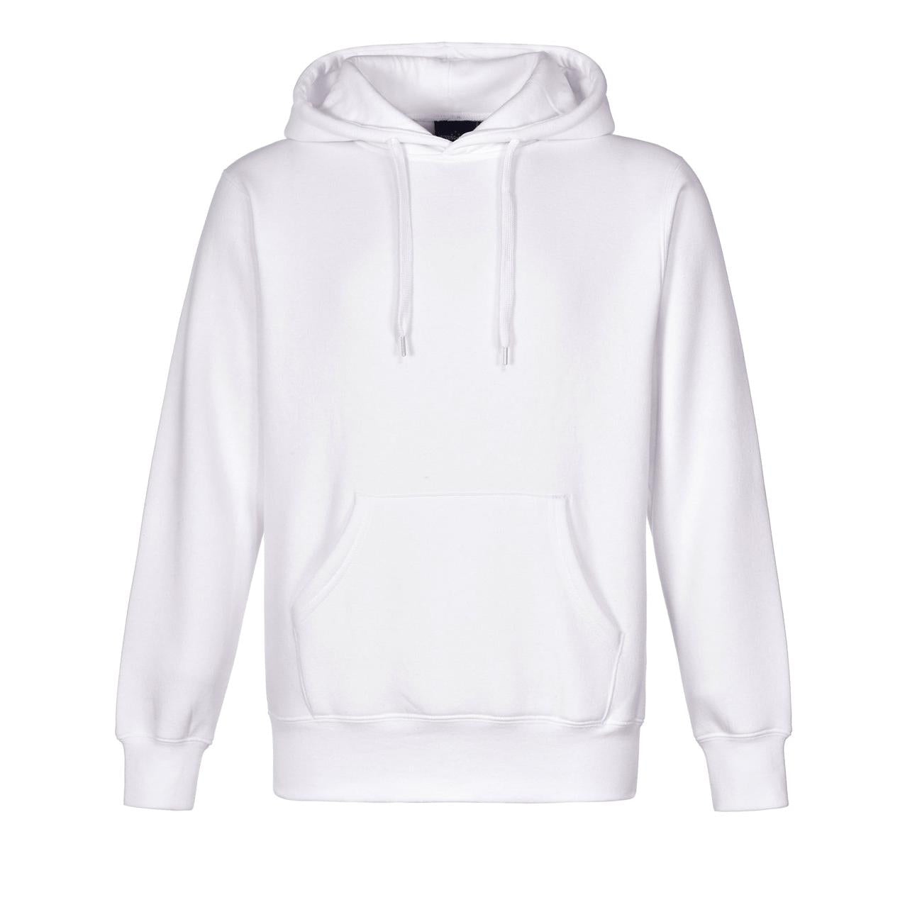 VESUVIO P - FL09- KANGAROO POCKET HOODIE - WHITE