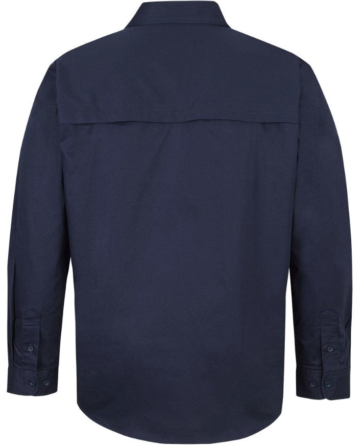 GUILDFORD GRAMMAR SCHOOL - 6WSLL - L/S 150G Work Shirt - NAVY