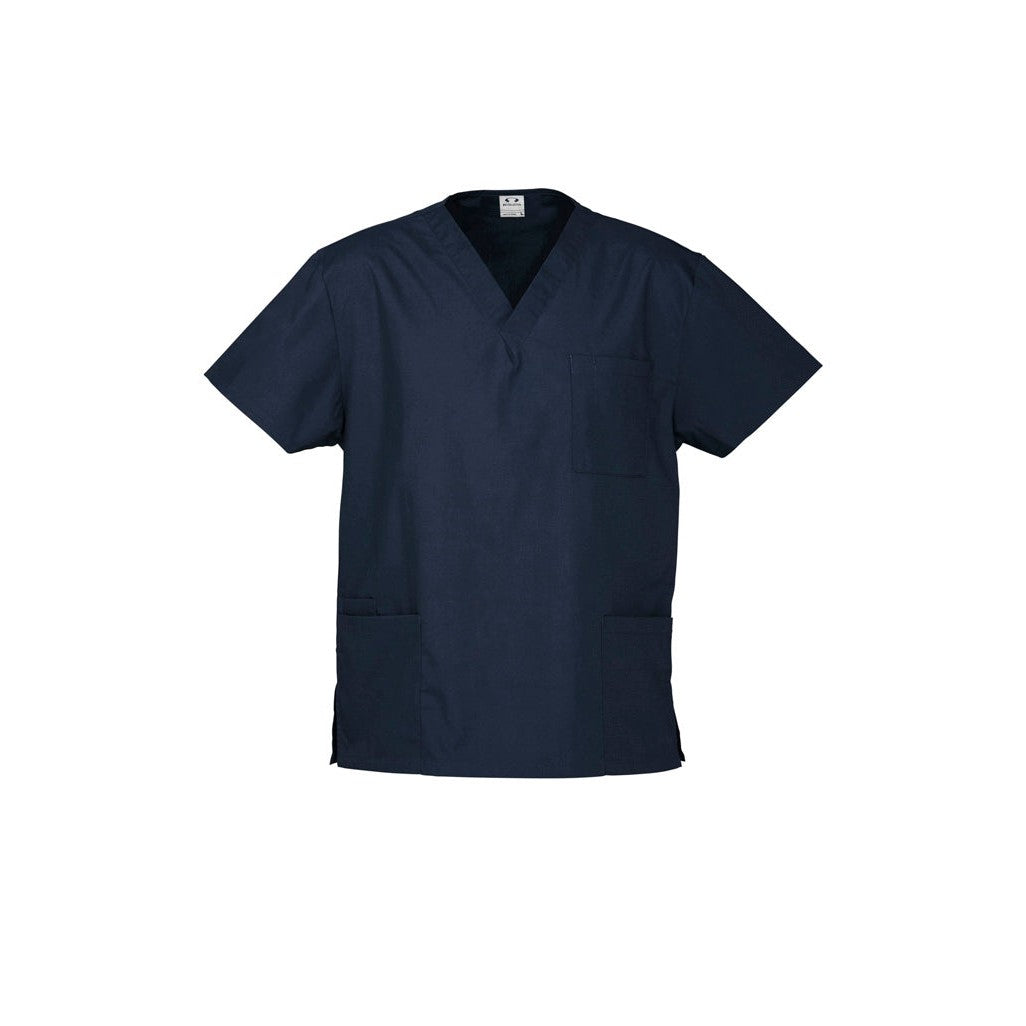 MERCY COLLEGE (NURSE) - H10612 - SCRUB TOP - NAVY