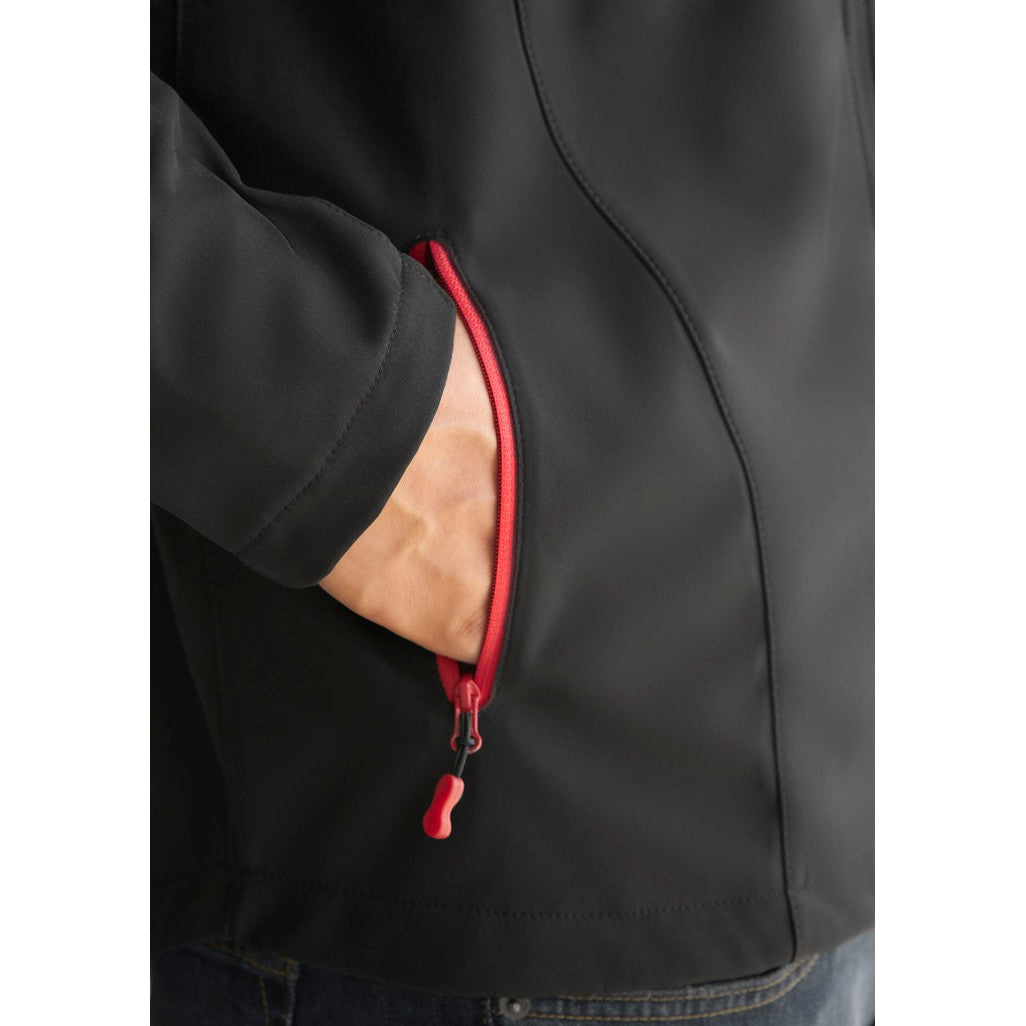 MCNAUGHTANS - J307M - Mens Geneva Jacket - BLACK/RED