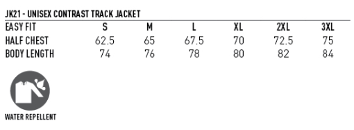 RIPPLEBROOK - JK21 - TRACK JACKET - BLACK/WHITE