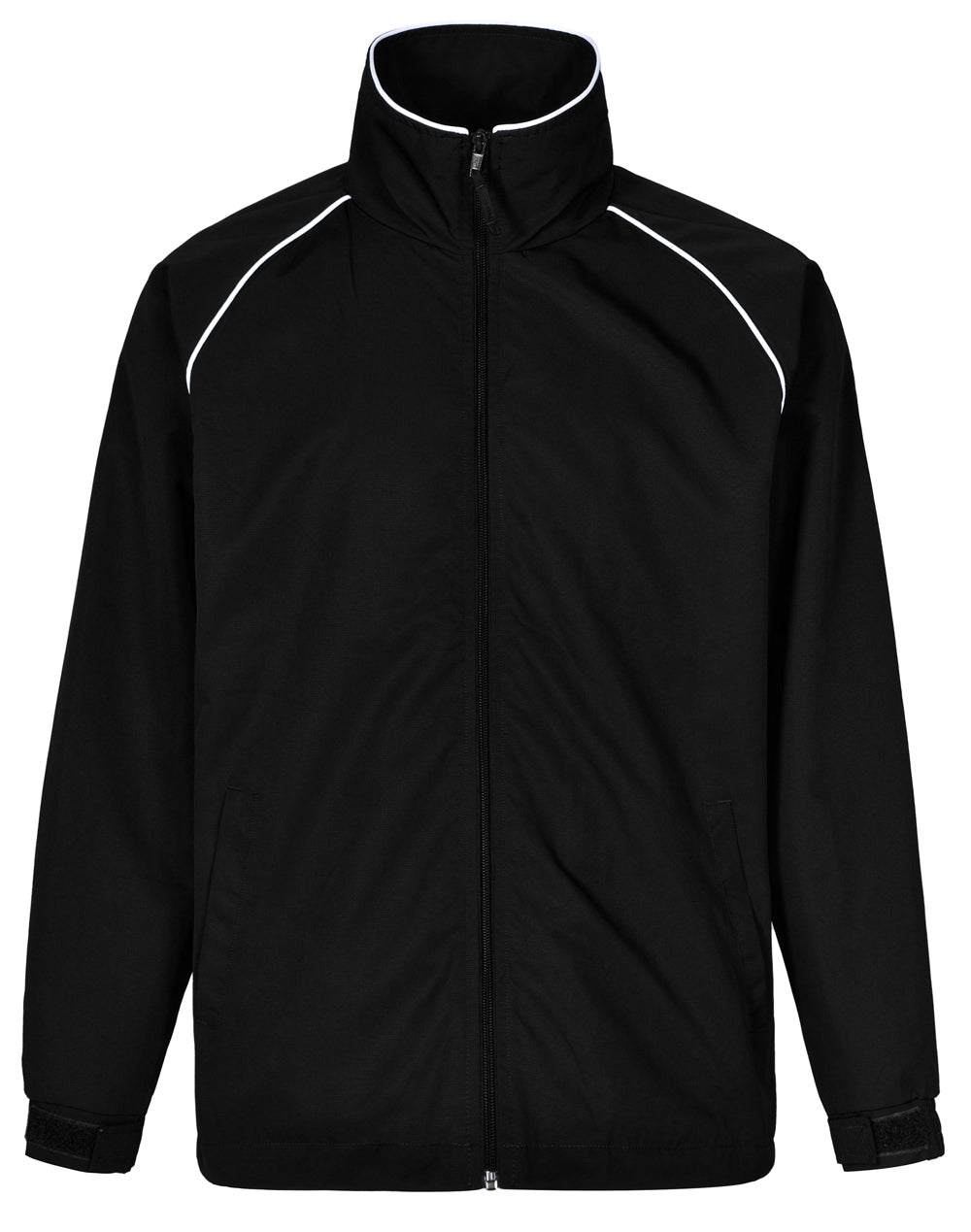 RIPPLEBROOK - JK21 - TRACK JACKET - BLACK/WHITE
