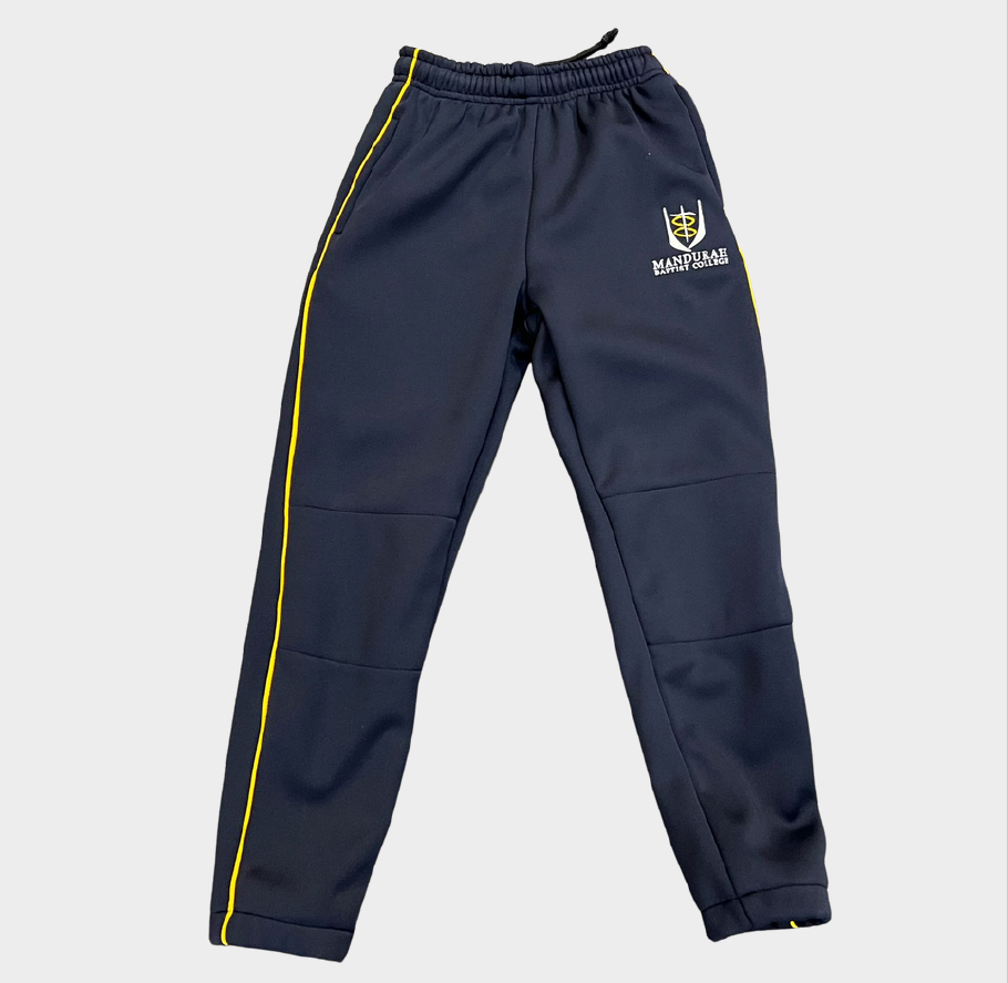 MANDURAH BAPTIST - TRACK PANTS - BONDED FLEECE