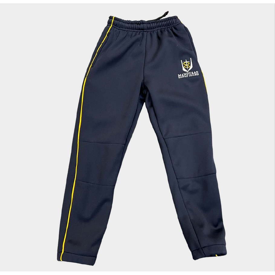 MANDURAH BAPTIST - TRACK PANTS - BONDED FLEECE
