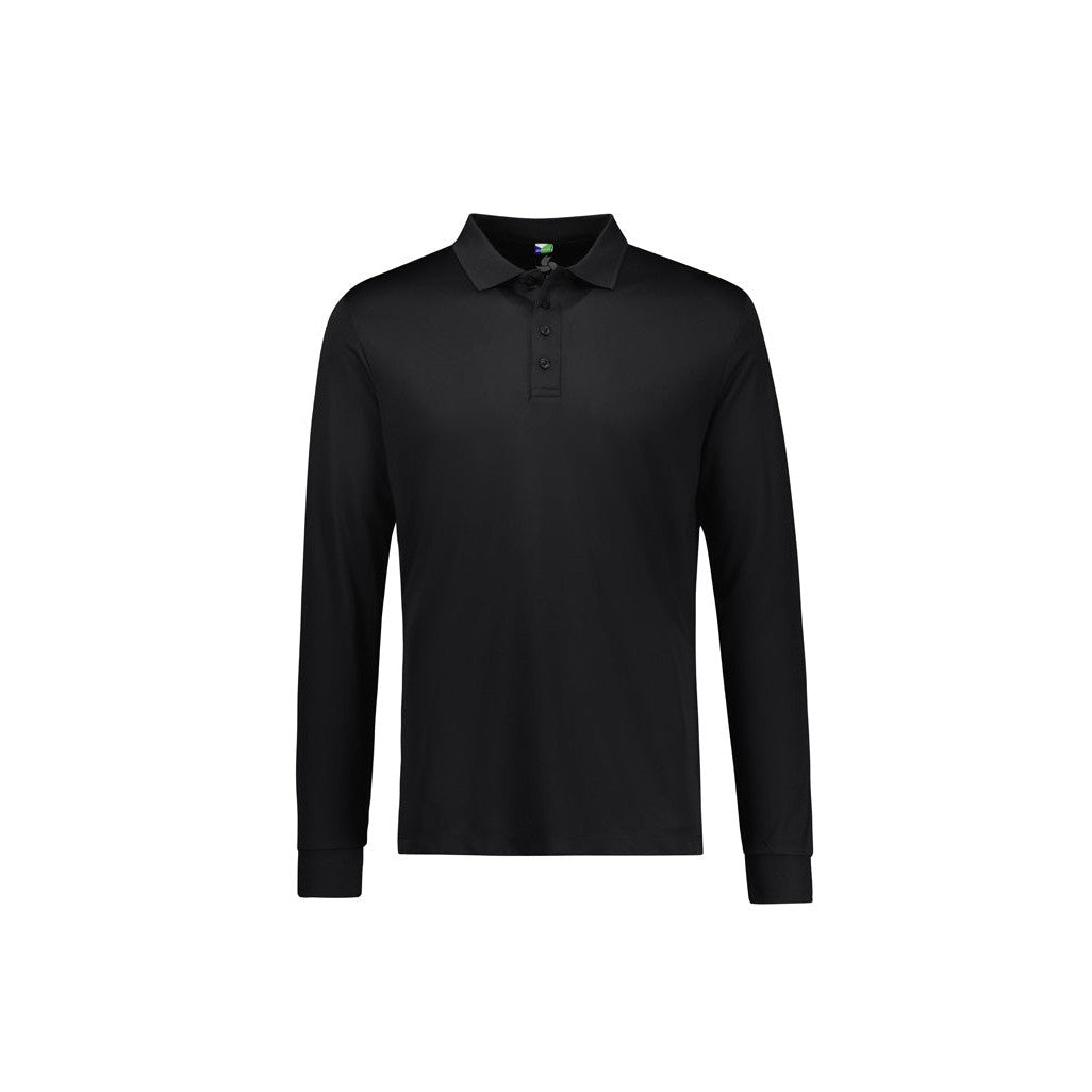 QA BATH - P206ML - ACTION L/S POLO - BLACK
