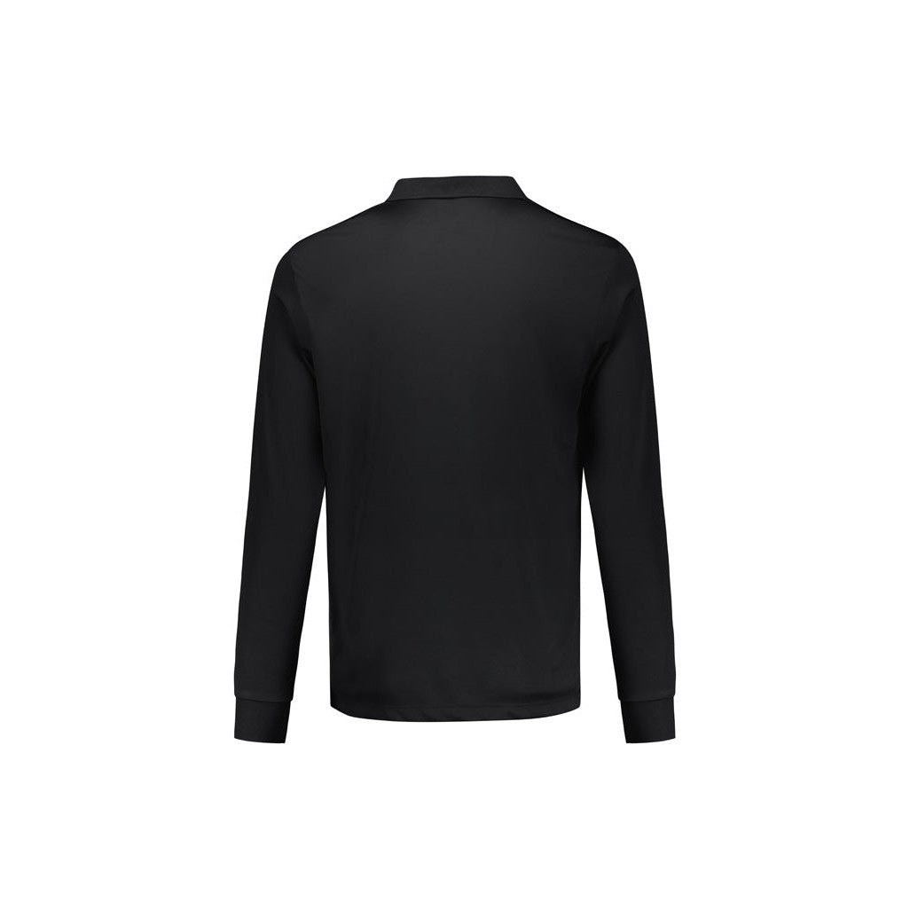 QA BATH - P206ML - ACTION L/S POLO - BLACK