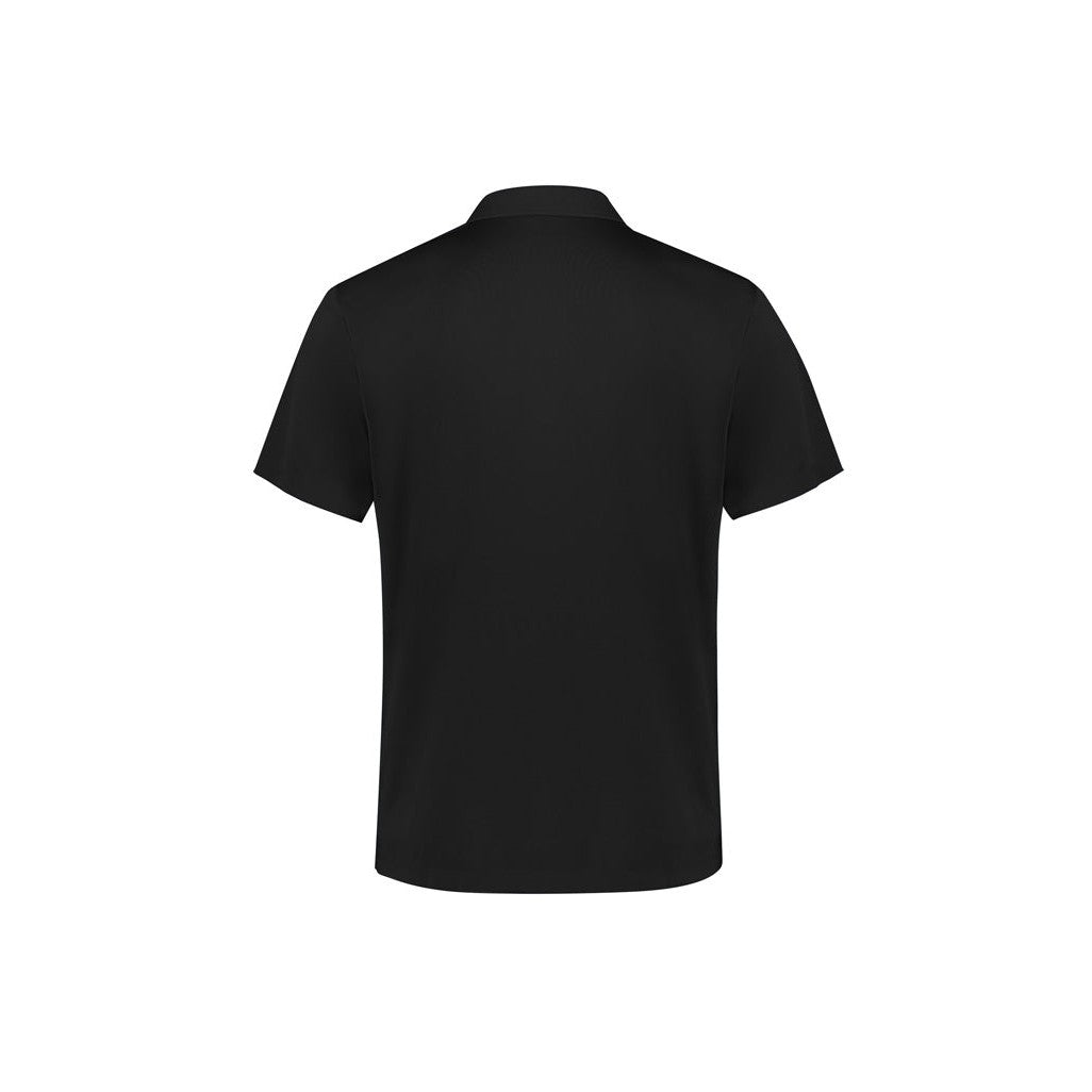 QA BATH - P206MS - MENS ACTION S/SL POLO - BLACK