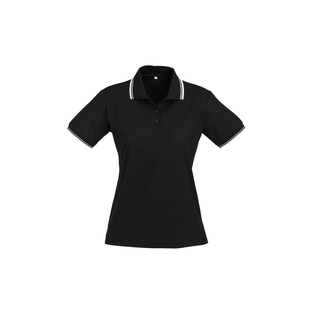 ALL SAINTS' - P227LS/MS - CHOIR POLO - BLACK/WHITE