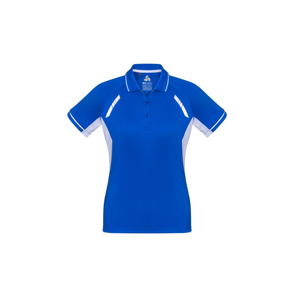 MORLEY SHS - STAFF - P700LS - LADIES RENEGADE POLO - ROYAL/WHITE/SILVER