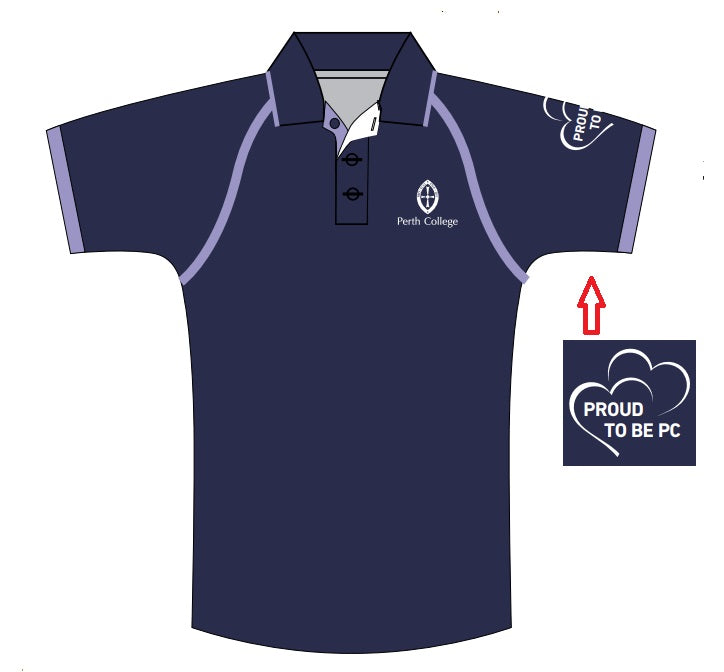 PERTH COLLEGE - SUPPORTER POLO - SUBLIMATION D3