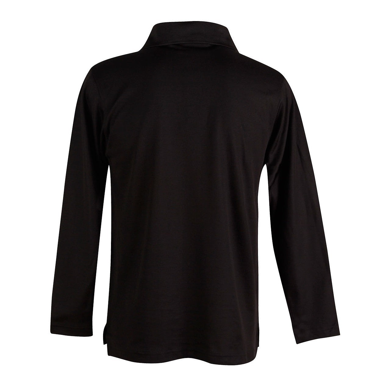 QA BATH - PS35 - VICTORY PLUS L/S POLO - BLACK