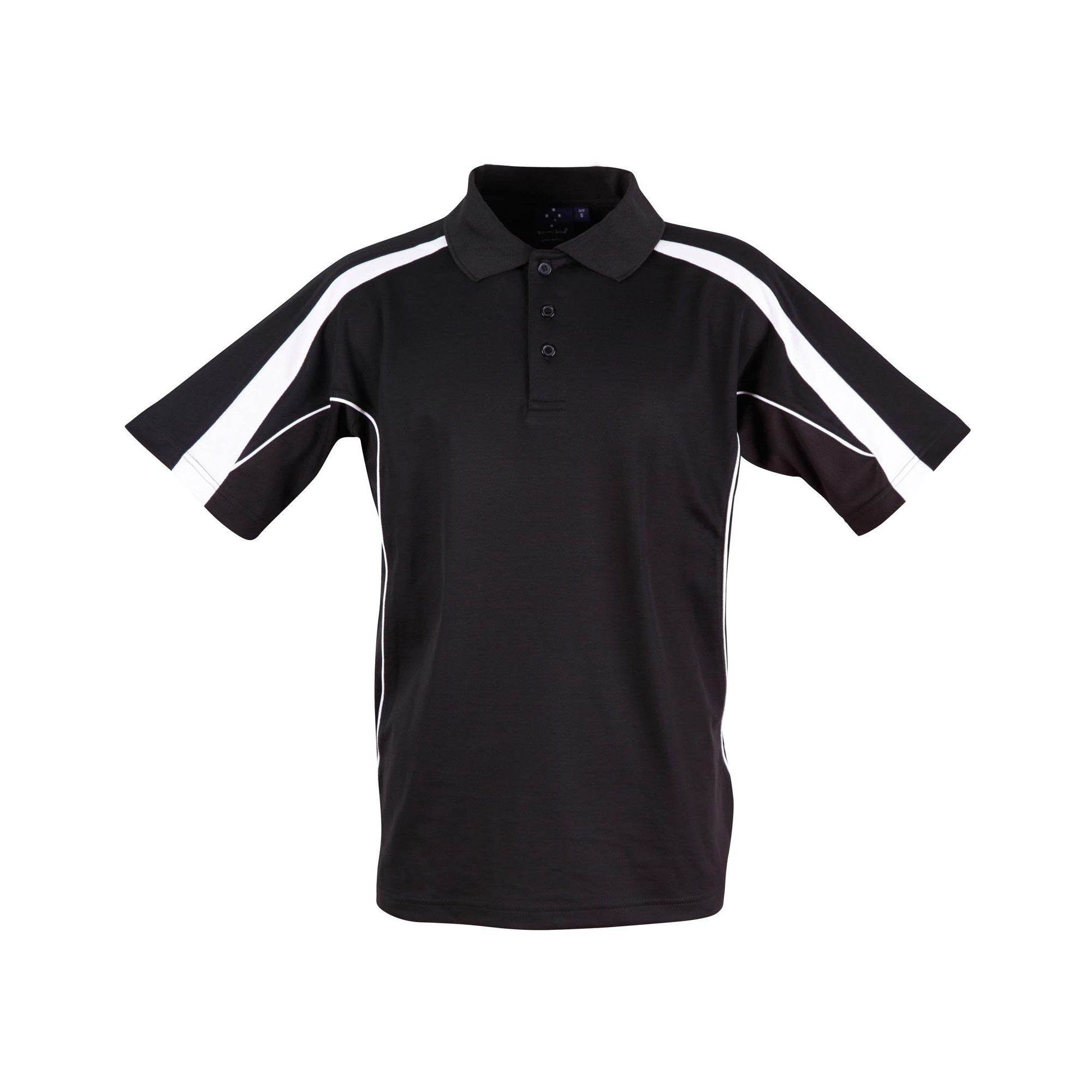Santa Clara PS - Staff Polo - PS53/54 - Black/White