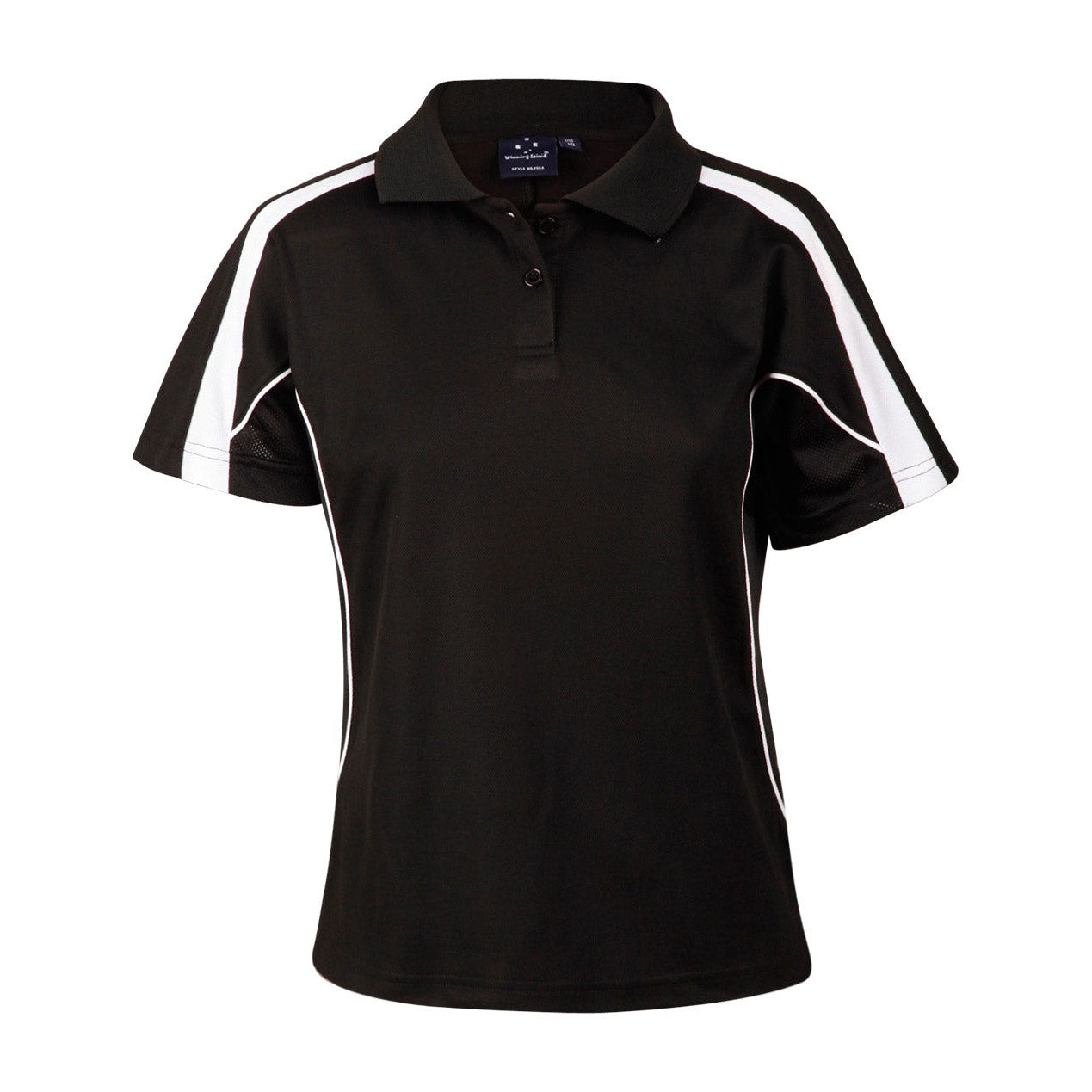 Santa Clara PS - Staff Polo - PS53/54 - Black/White