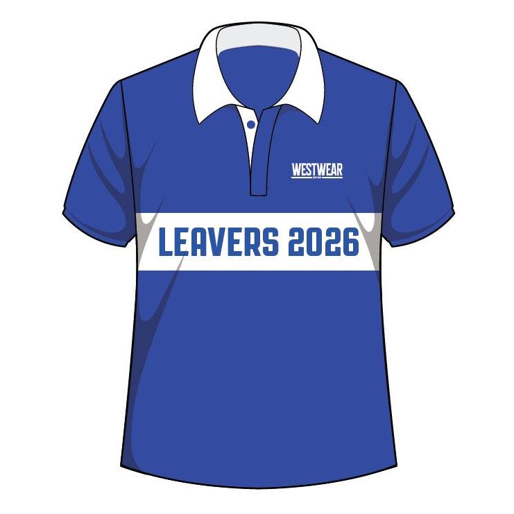PS - YR 6/12 - SUBLIMATION LEAVERS POLO - D1