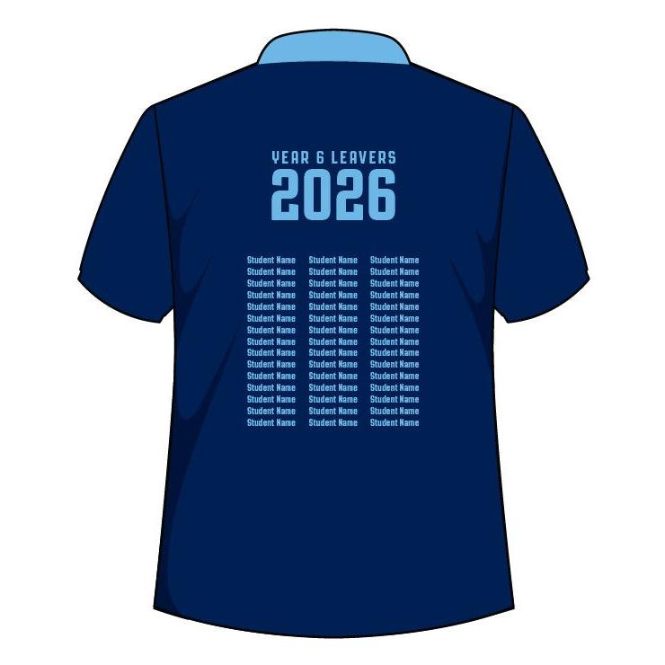 PS - YR 6/12 - SUBLIMATION LEAVERS POLO - D1