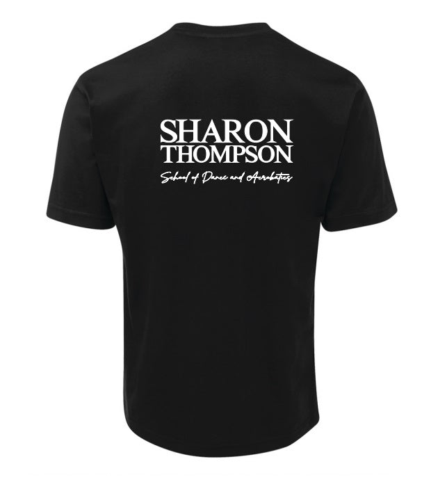 SHARON THOMPSON - DANCER BLACK TEE - 1HT/1KT