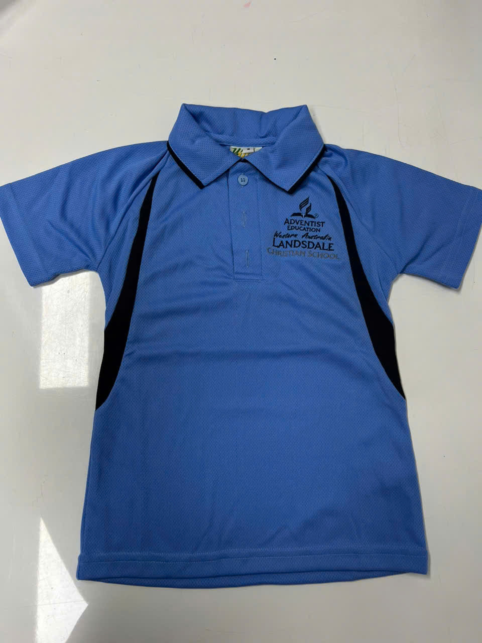 LANDSDALE - PRIMARY SCHOOL - SKY/NAVY SPORT POLO