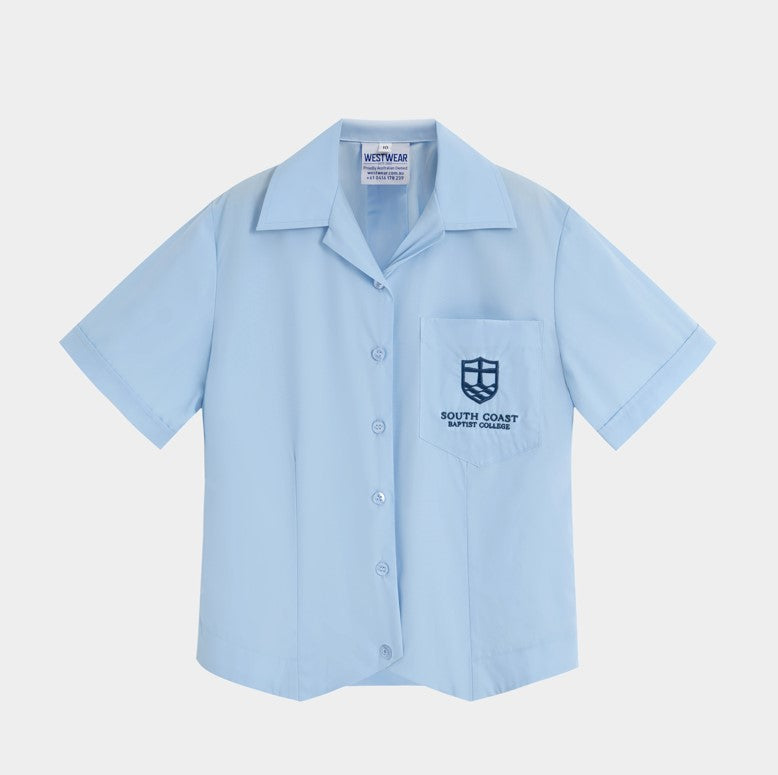 SOUTH COAST BAPTIST COLLEGE - SKY BLUE SHIRT