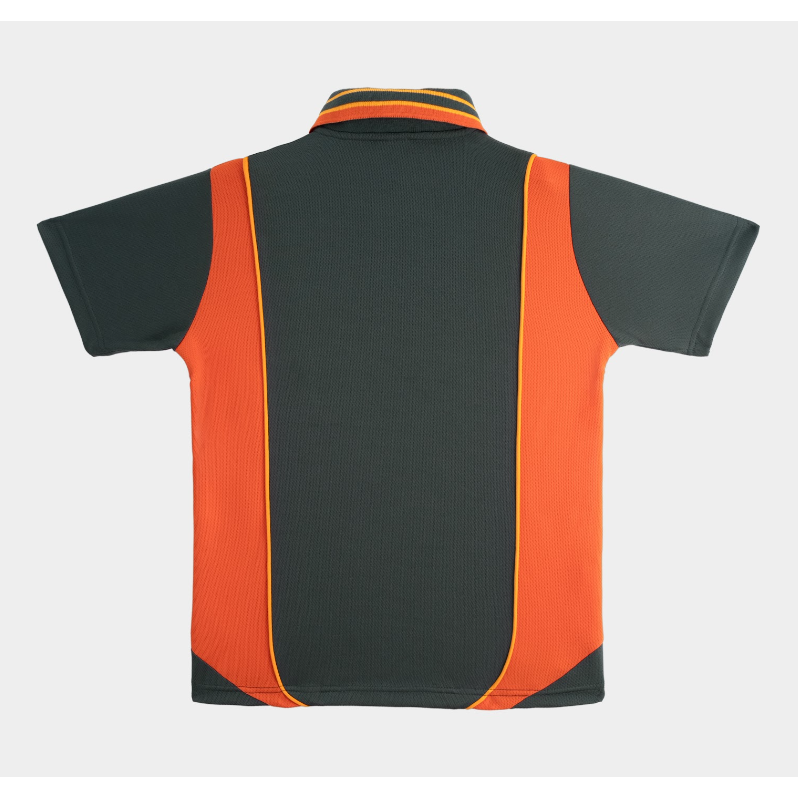 PRESTON ST IGA LADIES CUSTOM POLO - GREY/ORNG