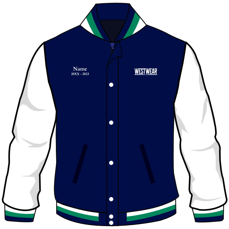 LEAVER JACKET ZIP & STUD - DESIGN TEMPLATE - D10