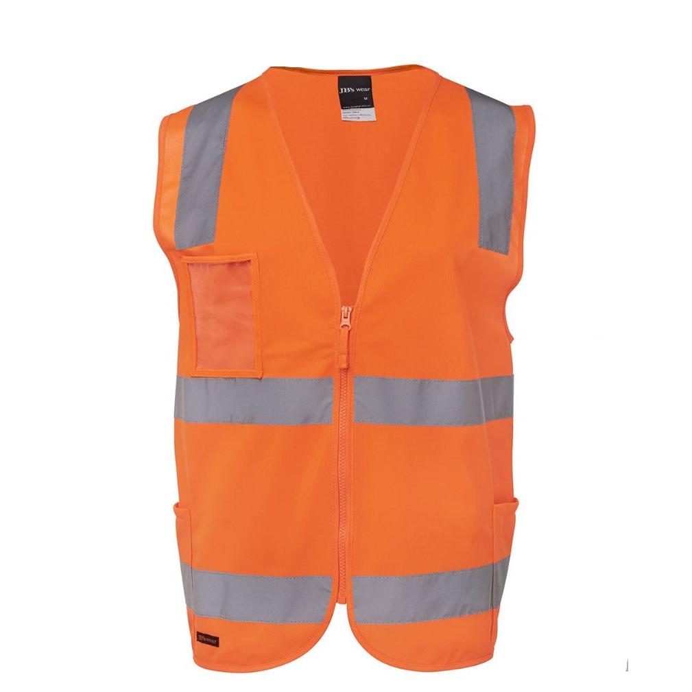MERCY COLLEGE (UNIFORM) - DNSZ - HI VIS ZIP SAFETY VEST