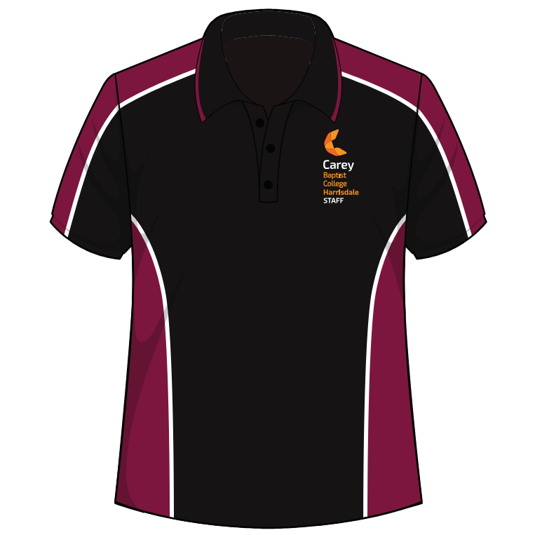 CAREY BAPTIST COLLEGE (HARRISDALE) - STAFF - HOUSE POLO LONG SLEEVE