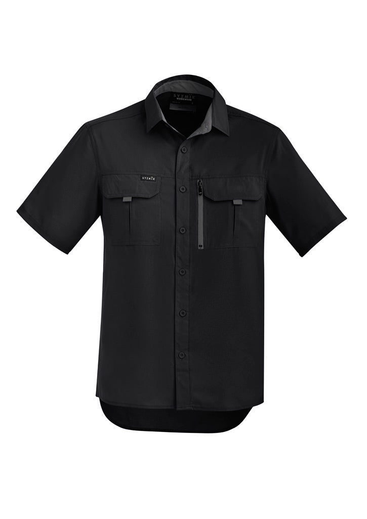 RED DIRT - SW465 - OUTDOOR S/SL SHIRT - BLACK