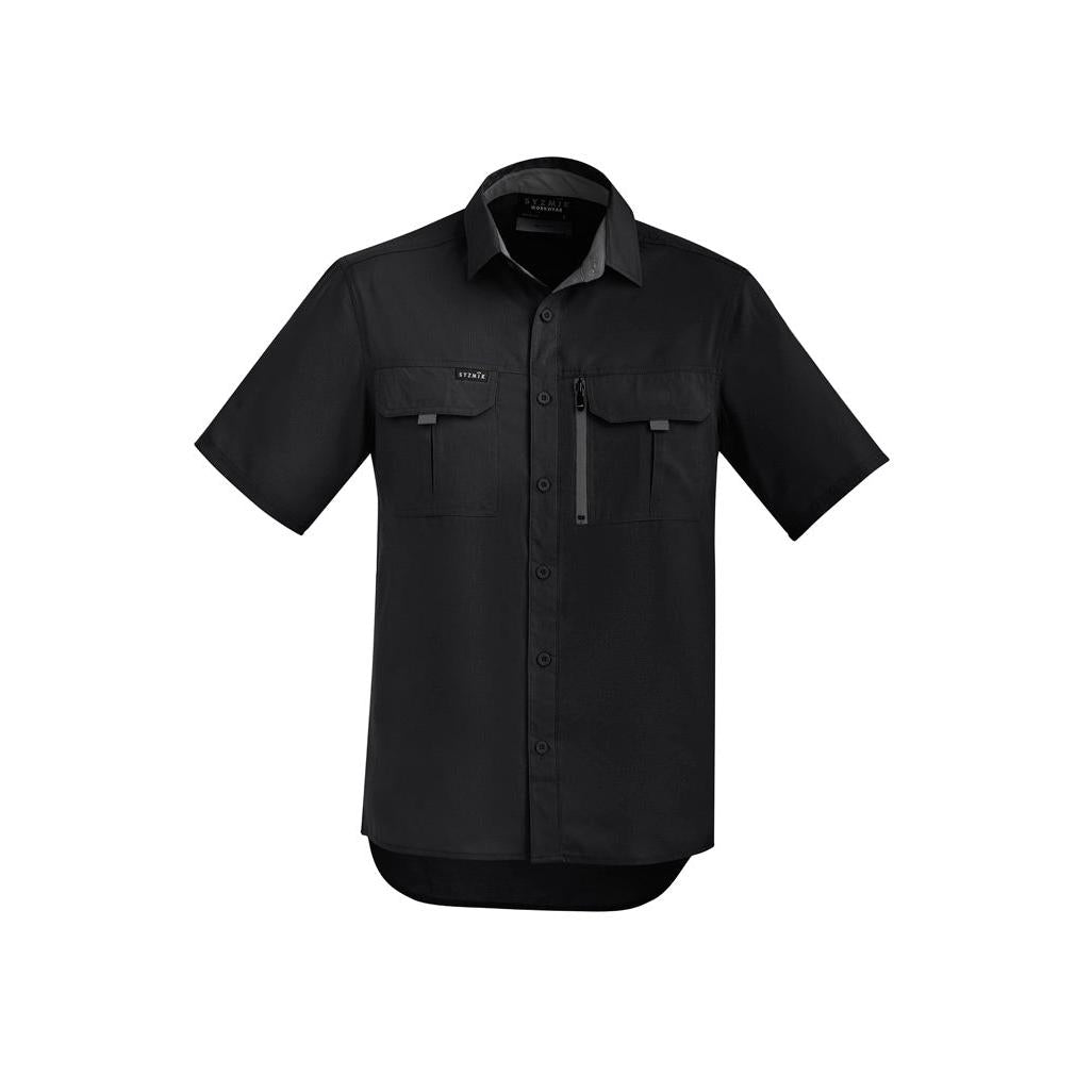RED DIRT - SW465 - OUTDOOR S/SL SHIRT - BLACK