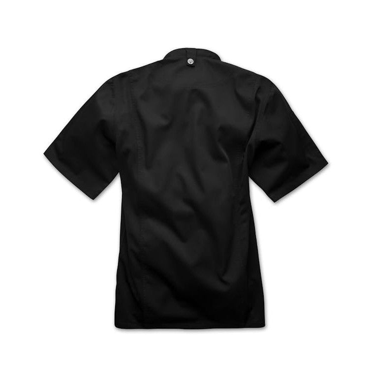 KARALEE - BCWSZ006 - LADIES SPRINGFIELD CHEF JACKET - BLACK