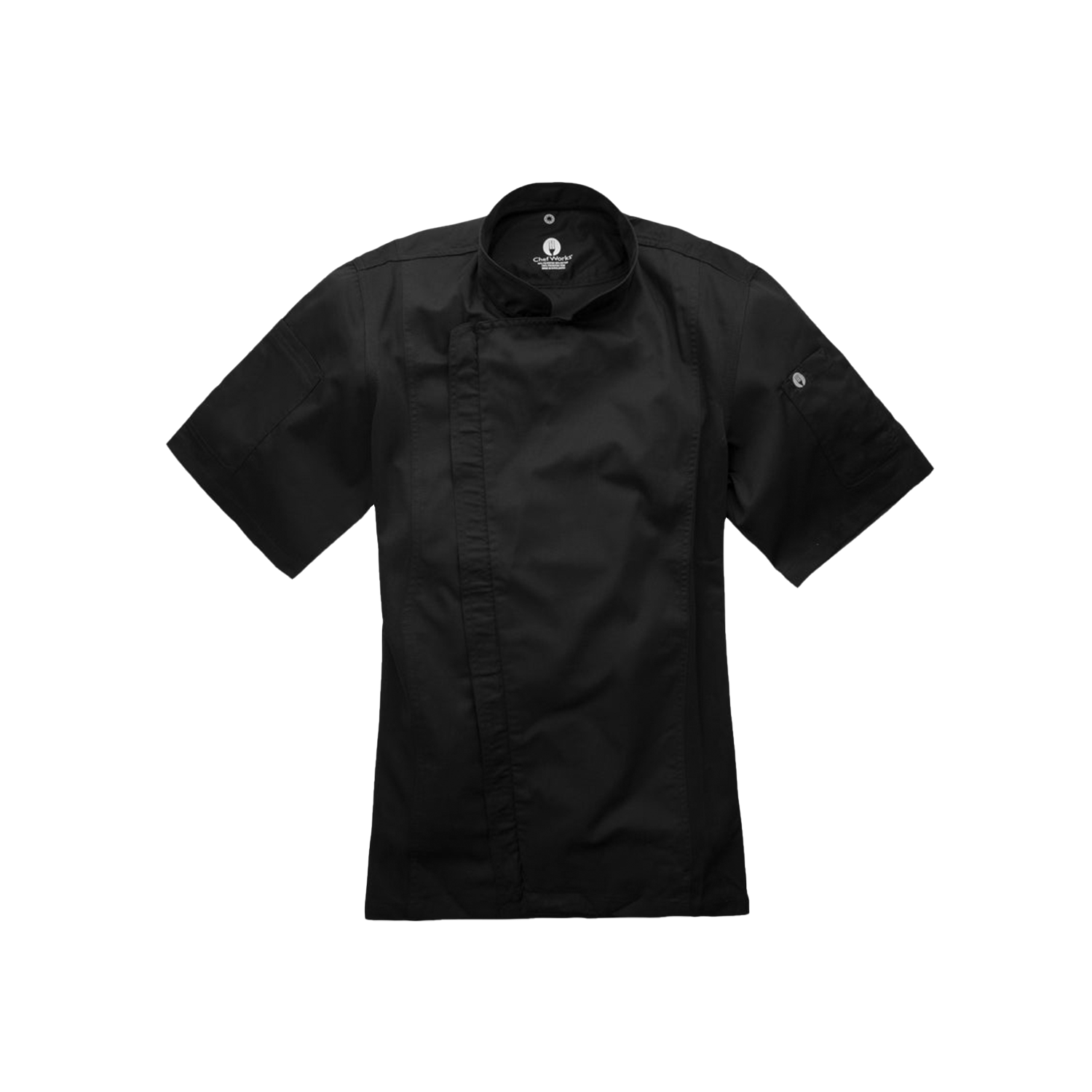KARALEE - BCWSZ006 - LADIES SPRINGFIELD CHEF JACKET - BLACK