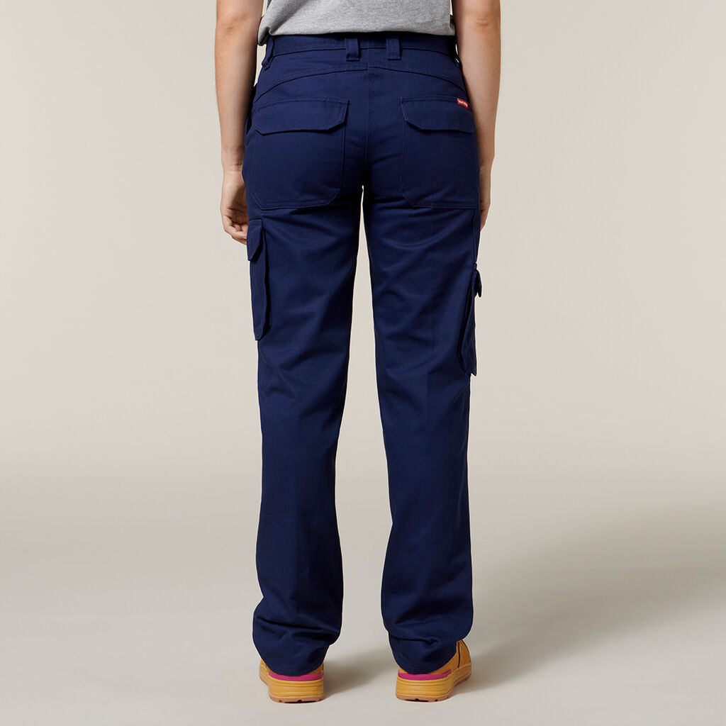 FENCEMAKERS - Y08850 - LADIES COTTON DRILL PANTS - NAVY