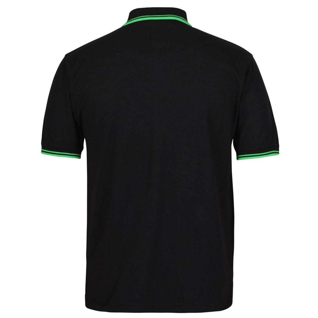 TSS (STAFF) - 2CP - CONTRAST POLO - BLACK/PEA GREEN