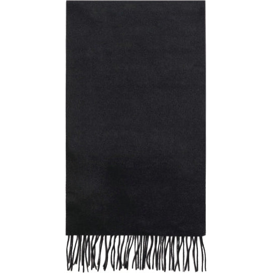 TSS - 9800 - ACRYLIC SCARF W FRINGE - BLACK