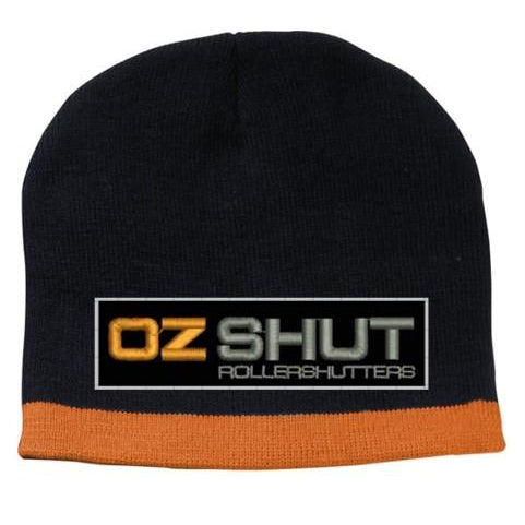 OZ SHUT | 4188 - EPIC BEANIE BLACK/ORANGE TRIM