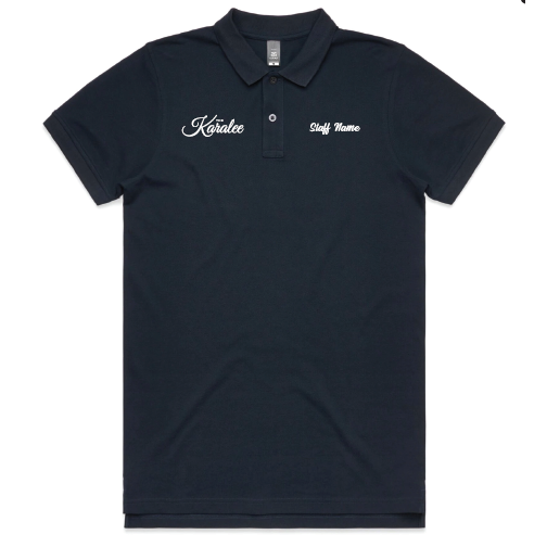 KARALEE BOTTLE SHOP - 5411 - PIQUE POLO - NAVY