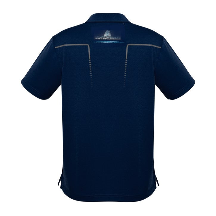 AQUATIC SERVICES P604MS CYBER POLO - NAVY